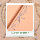 Anklet Cooper |  Tornozeleira feminina de Alto Luxo