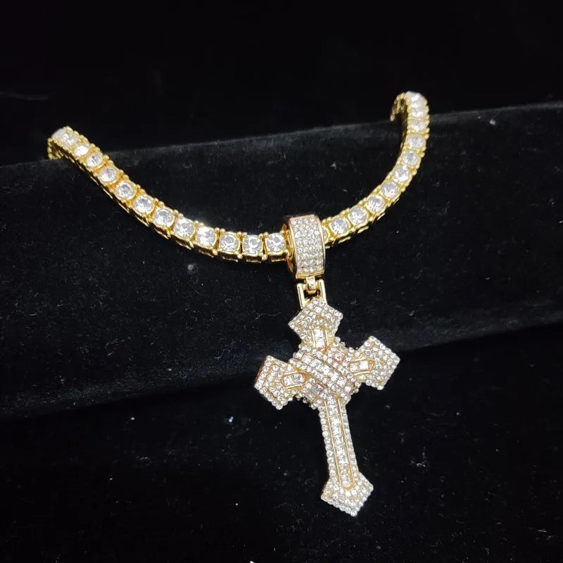 Riviera Trap Cross | Conjunto Cravejado