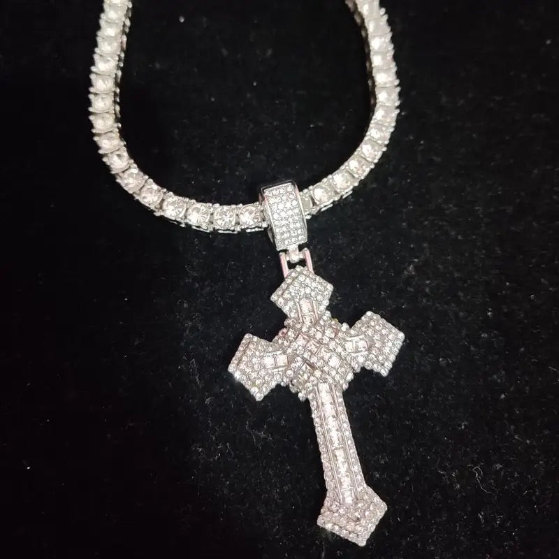 Riviera Trap Cross | Conjunto Cravejado