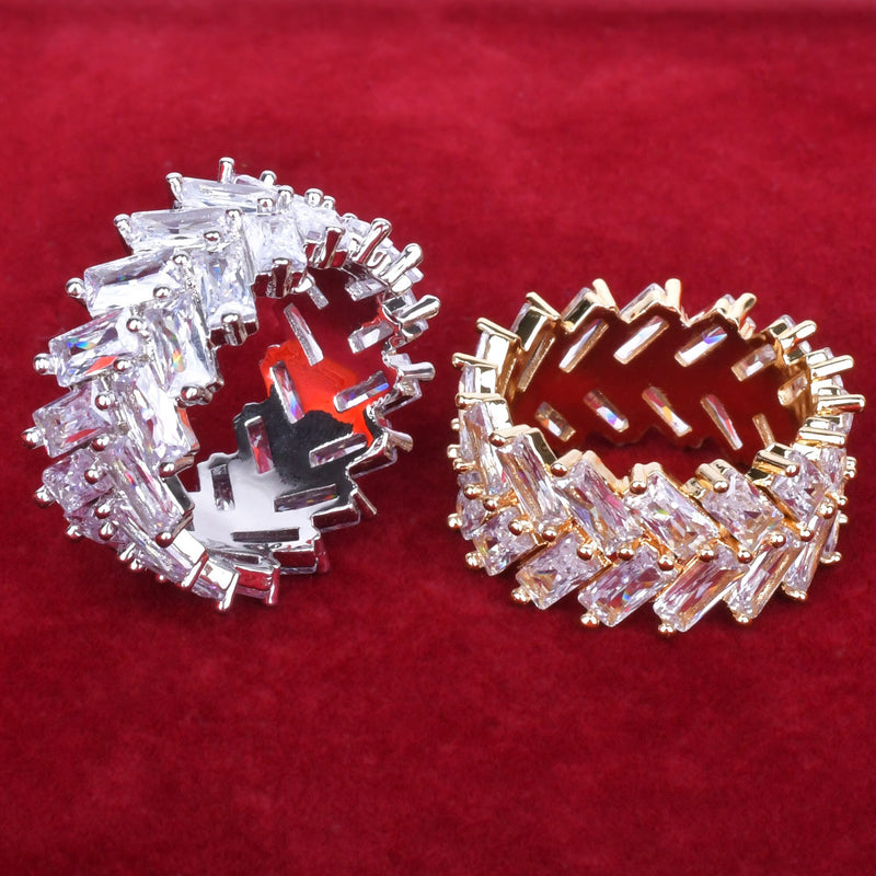Baguette Spiked / Anel Cravejado