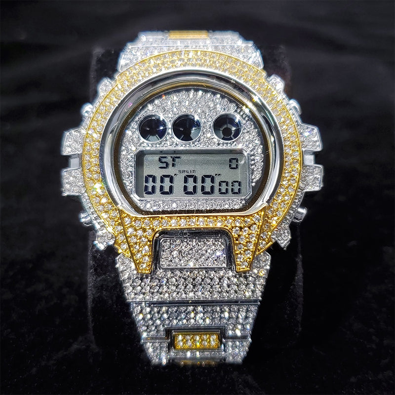 Genebra Golden Silver Watch  | Relógio de Alto Luxo