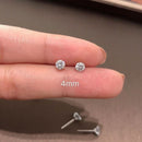 Brinco Tyny / Prata 925, Zircônia A4