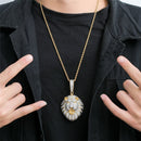 Lion Head / Pingente Cravejado