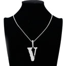 Vlone Iced Logo / Pingente Cravejado