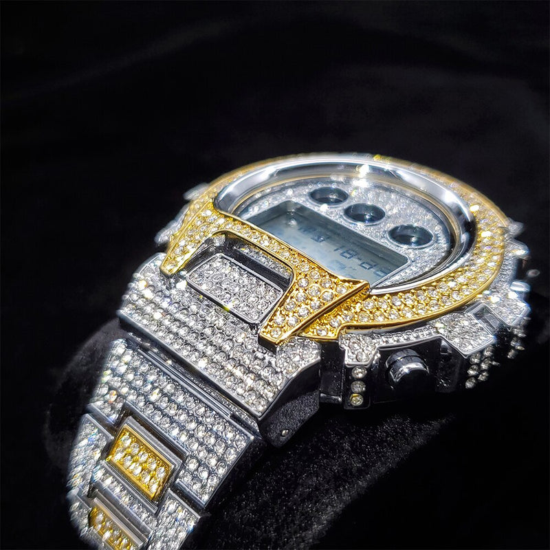 Genebra Golden Silver Watch  | Relógio de Alto Luxo