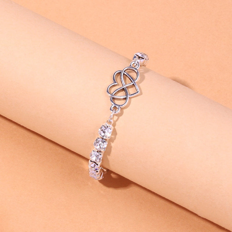 Anklet Riviera Infinity Heart | Alto Luxo