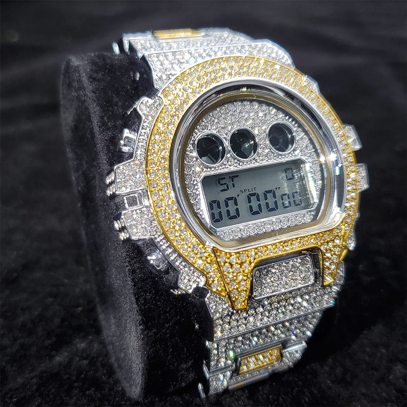 Genebra Golden Silver Watch  | Relógio de Alto Luxo