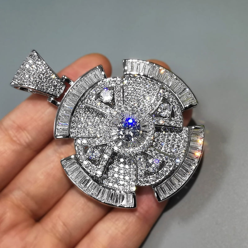 Spinner Cross / Pingente Cravejado
