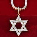 Estrela de Davi / Pingente  Cravejado