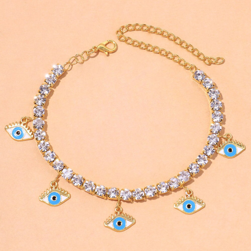 Anklet Riviera Olho Grego | Alto Luxo