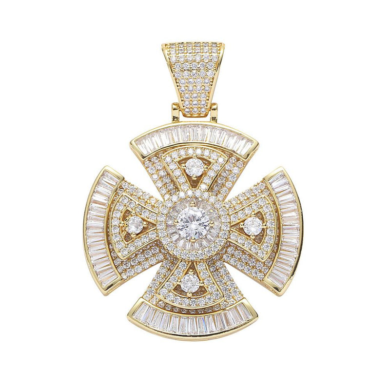 Spinner Cross / Pingente Cravejado