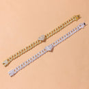 Anklet Heart Cuban | Alto Luxo