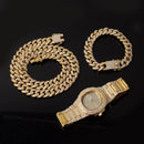 Kit Cuban Link Set / Conjunto cravejado