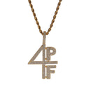 4PF Logo /  Pingente Cravejado