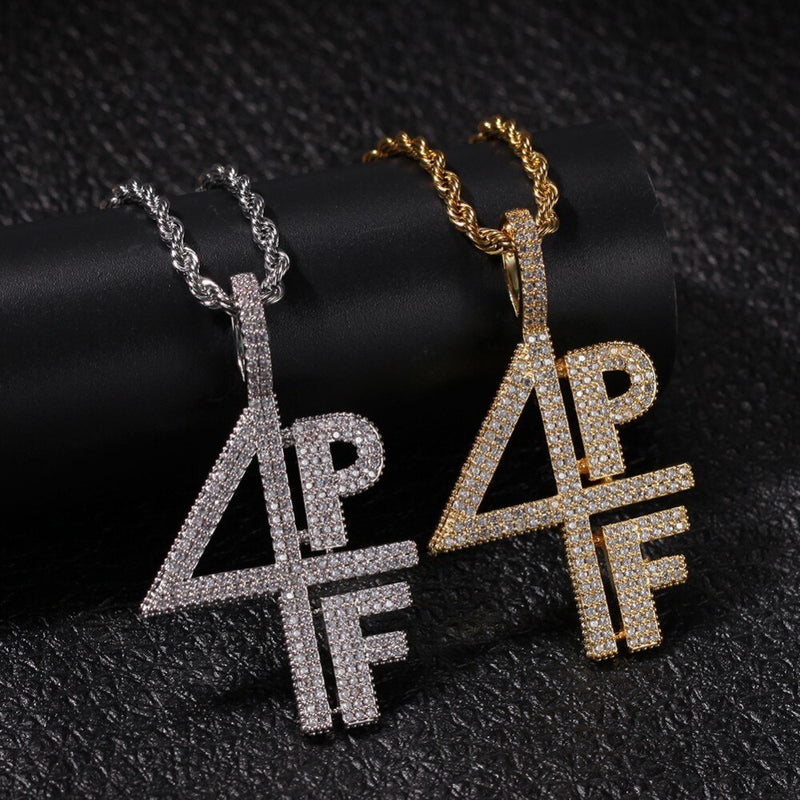 4PF Logo /  Pingente Cravejado
