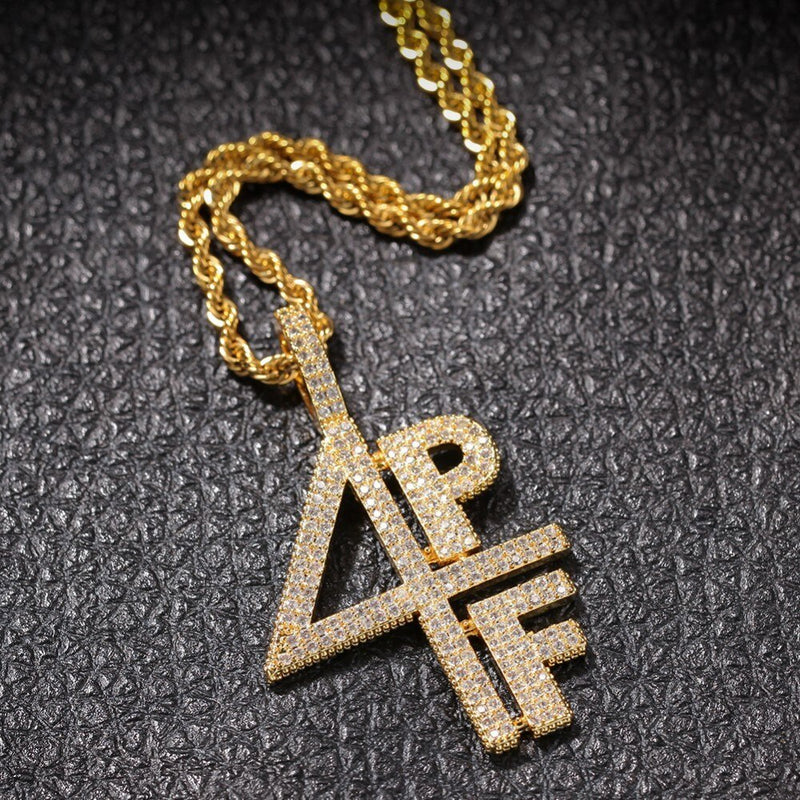 4PF Logo /  Pingente Cravejado