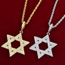 Estrela de Davi / Pingente  Cravejado