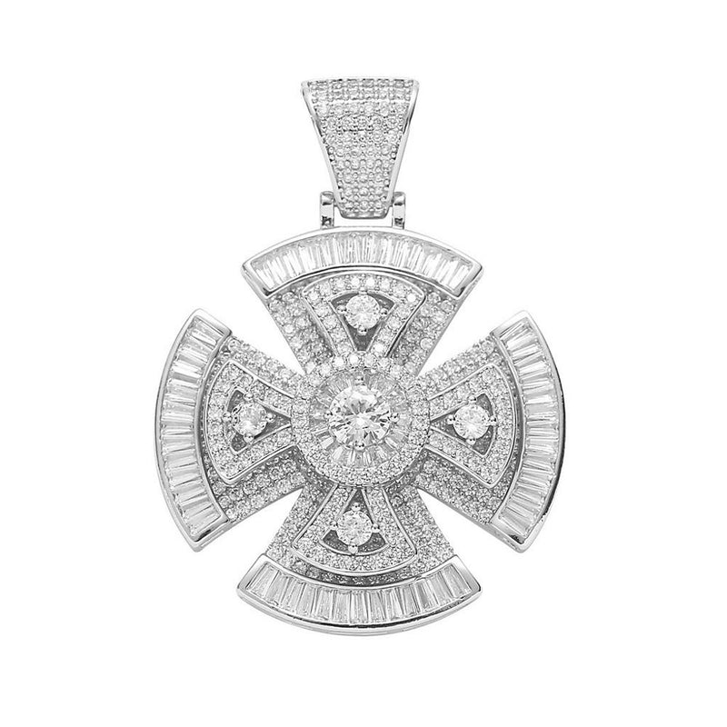 Spinner Cross / Pingente Cravejado