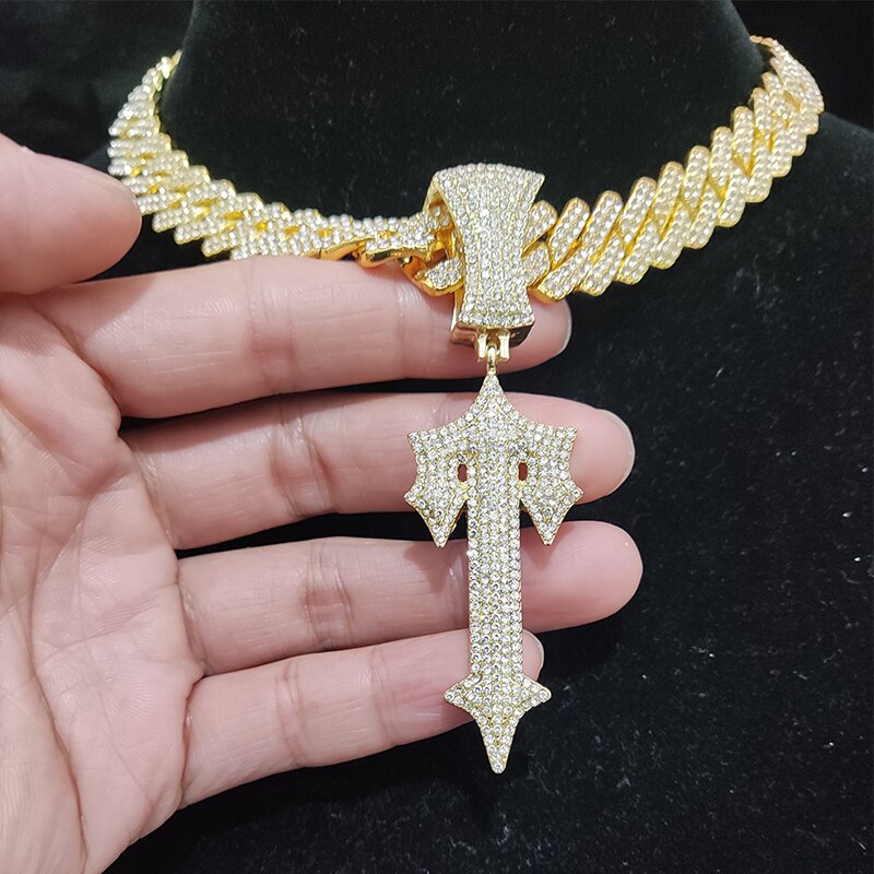 Corrente Cuban Box Trapstar | Conjunto Cravejado