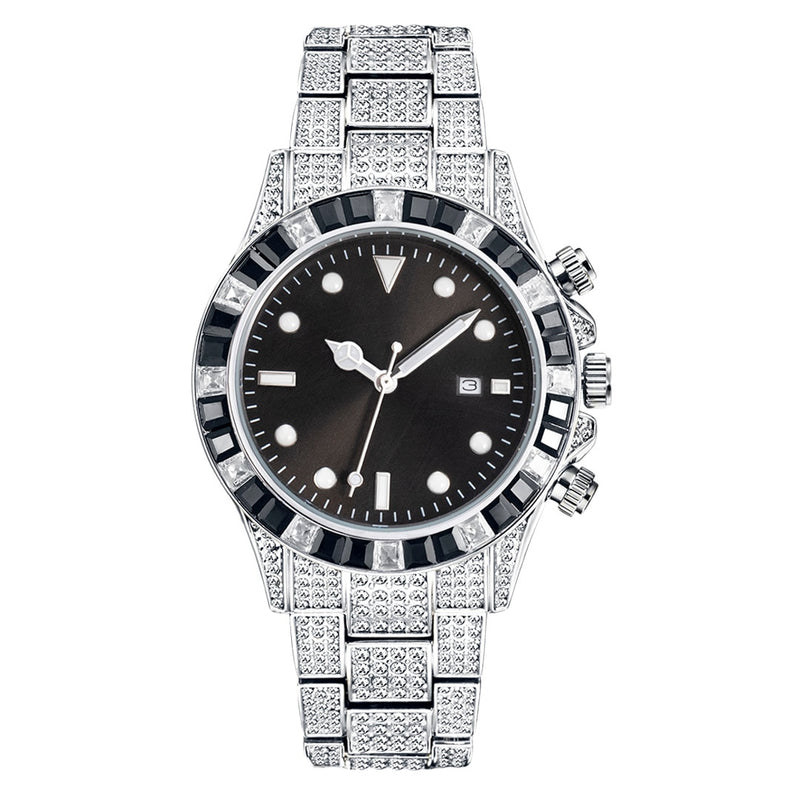 Rollie Submarine Green Silver | Relógio de Alto Luxo