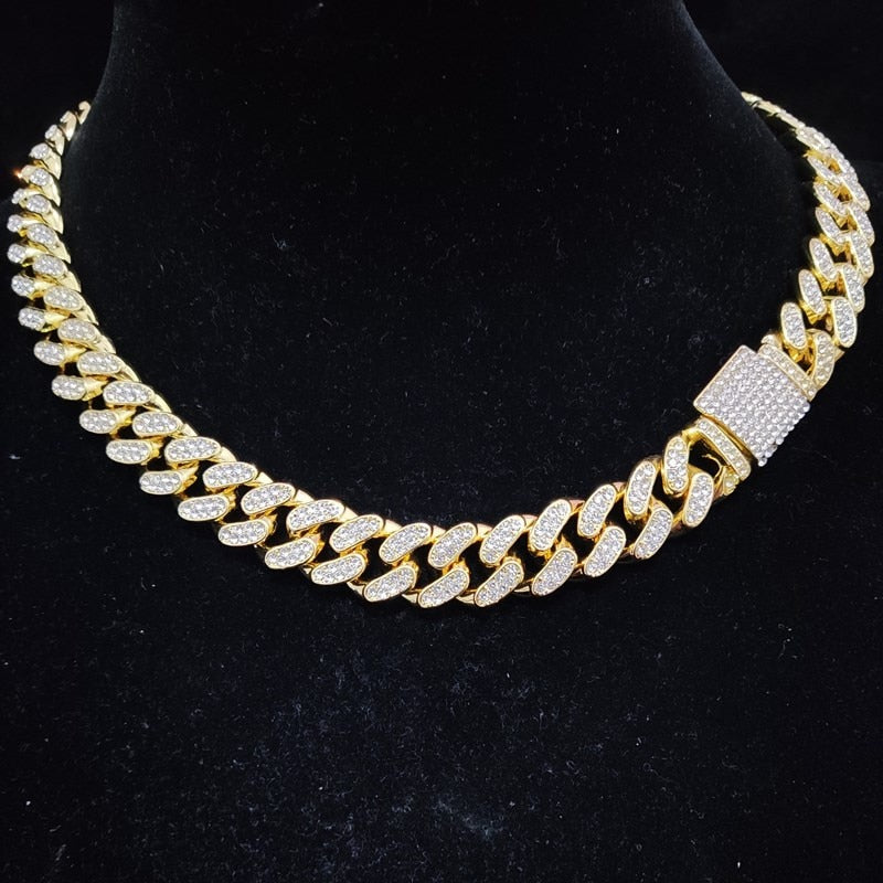 Cuban box 13mm | Corrente Cravejada