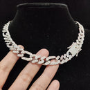 Kit Cuban Long Link /  Conjunto com fecho cravejado