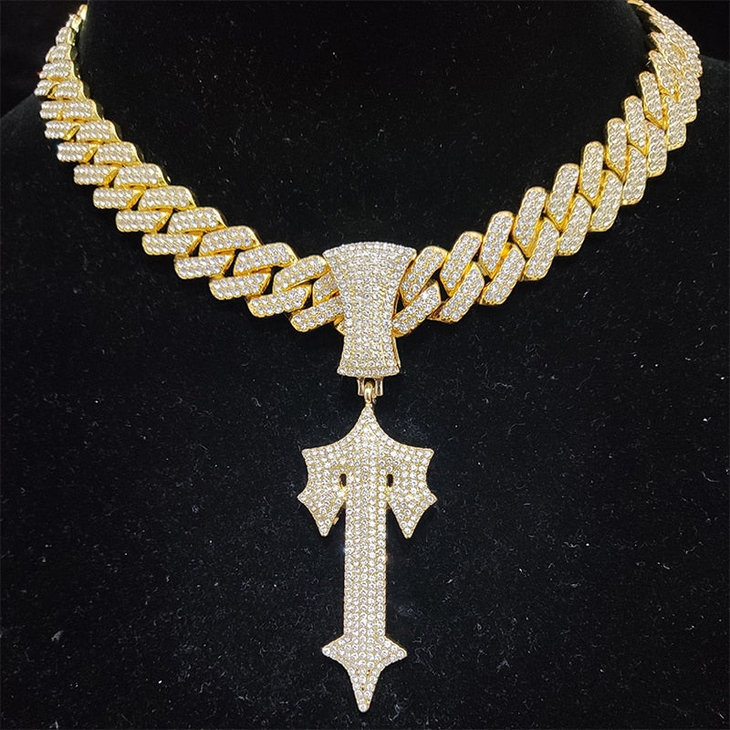 Corrente Cuban Box Trapstar | Conjunto Cravejado