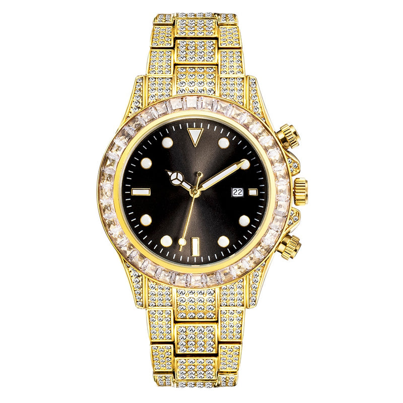 Rollie Submarine Green Silver | Relógio de Alto Luxo