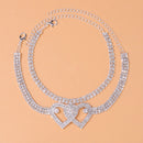 Anklet Double Heart Riviera | Alto Luxo