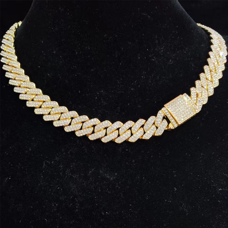 Corrente Cuban Box Trapstar | Conjunto Cravejado