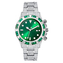 Rollie Submarine Green Silver | Relógio de Alto Luxo