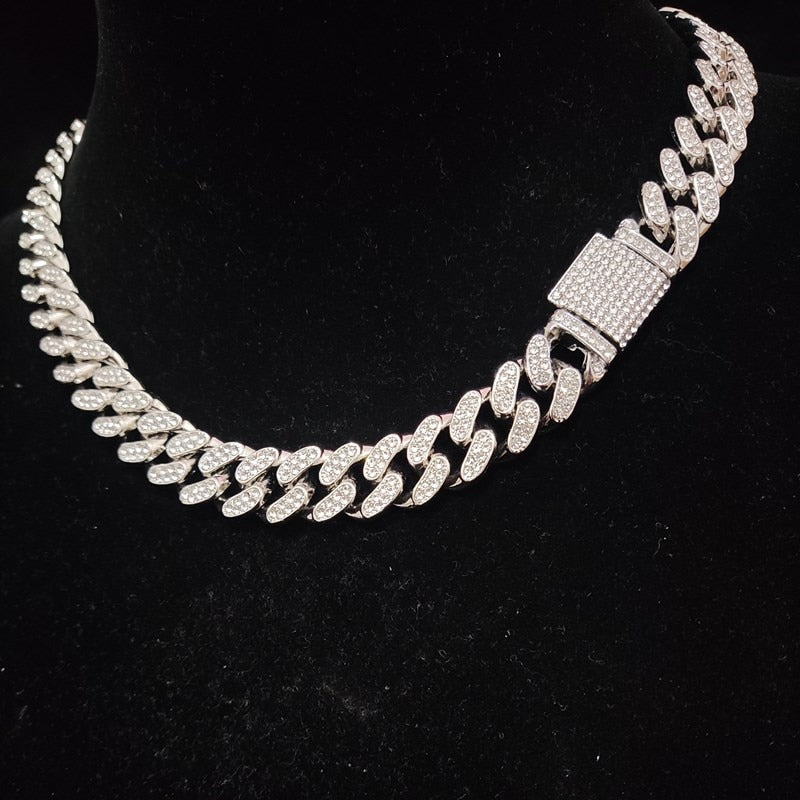 Cuban box 13mm | Corrente Cravejada
