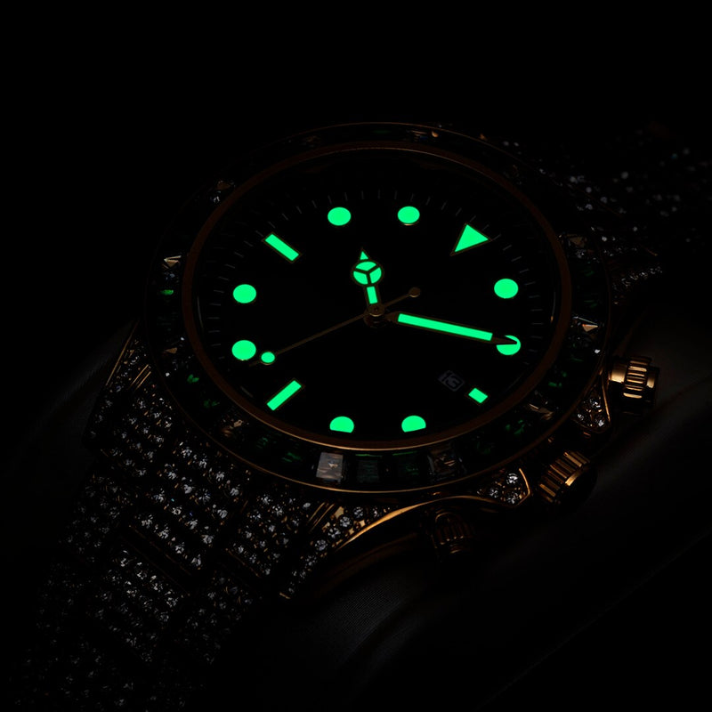 Rollie Submarine Golden Blue | Relógio de Alto Luxo
