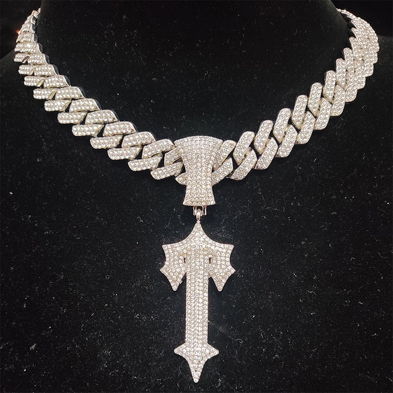 Corrente Cuban Box Trapstar | Conjunto Cravejado