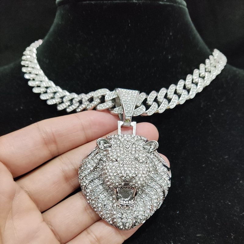 Lion Cuban | Conjunto Cravejado