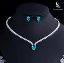 Kit Copper Saphire | Brinco e Corrente