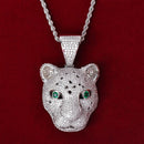 Leopardo Cravejado / Pingente Premium