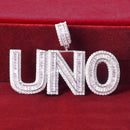 Pingente Personalizado Premium Baguette / Cubic.