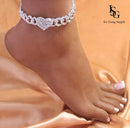 Anklet Heart Cuban | Alto Luxo