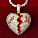 Broken Hurt Heart / Pingente Premium