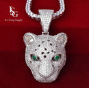 Leopardo Cravejado / Pingente Premium