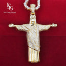 Cristo Redentor Cravejado / Pingente Premium