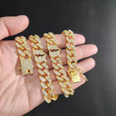 Corrente B Heart Cuban Link ( Com Fecho cravejado )