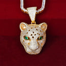 Leopardo Cravejado / Pingente Premium