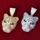 Leopardo Cravejado / Pingente Premium