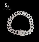 Pulseira Cuban Link / Com Feixo cravejado