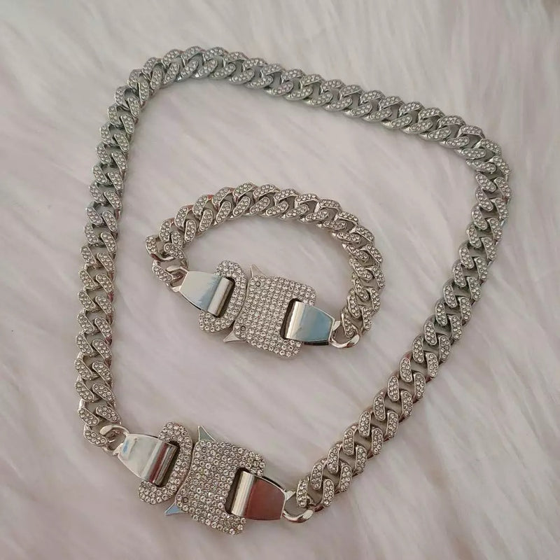 Cuban Link Lock kit / Corrente e Kit Cravejado.