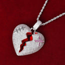 Broken Hurt Heart / Pingente Premium