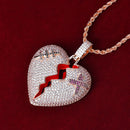 Broken Hurt Heart / Pingente Premium