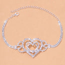 Anklet Triple Heart  | Alto Luxo